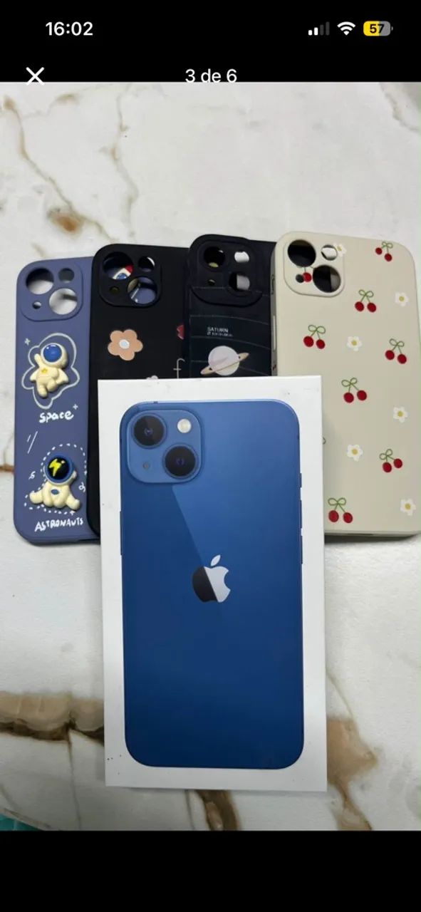 iPhone 13 128gb 70% bateria todo original 