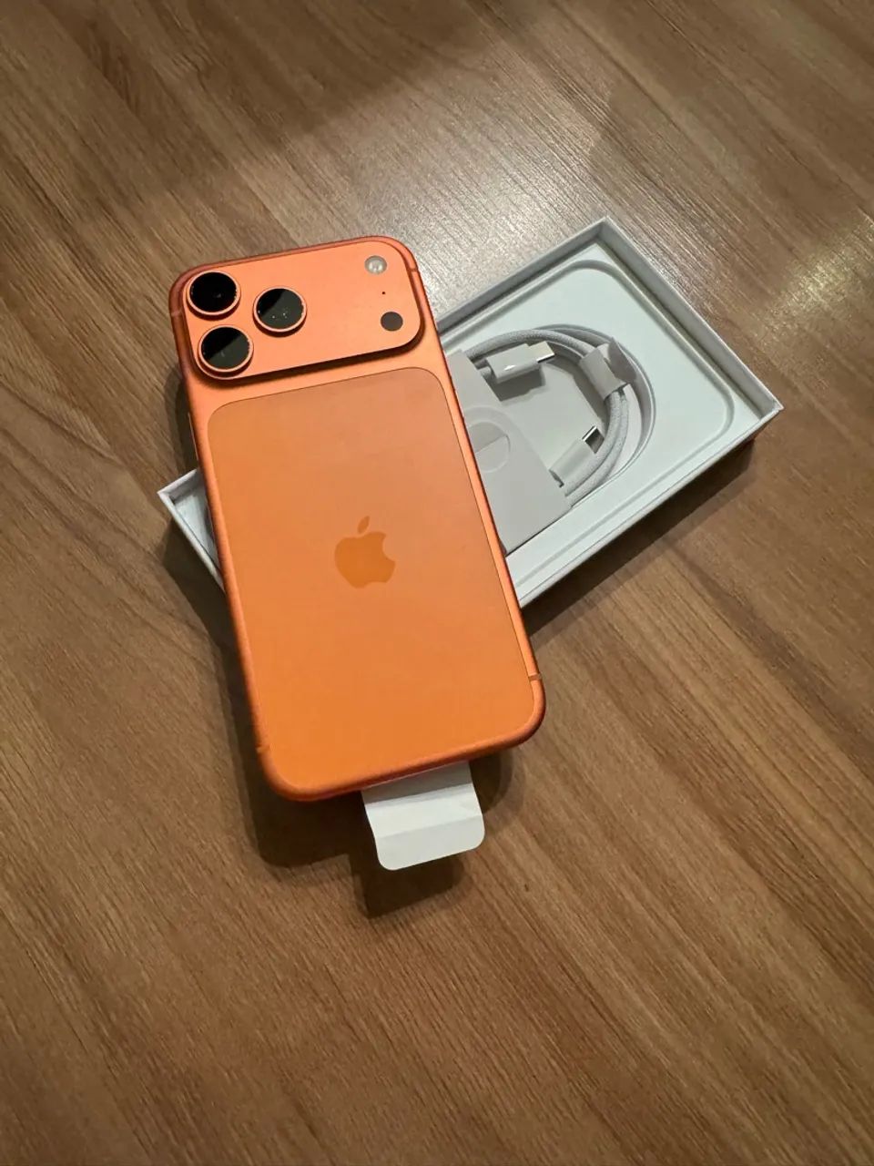 IPHONE 17 PRO MAX 256GB LARANJA-CÓSMICO OPORTUNIDADE  - Foto 5