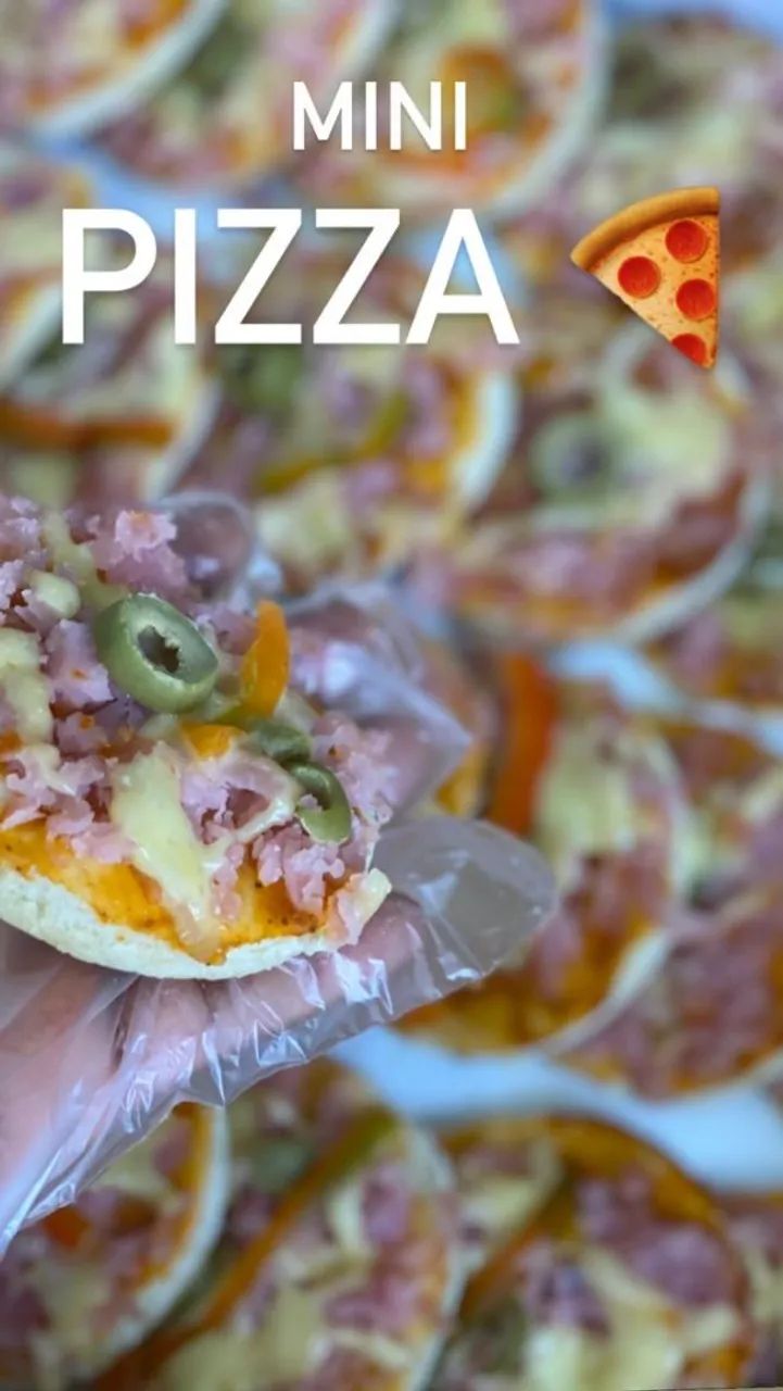 Mini Pizzas Assadas e Congeladas - Foto 2