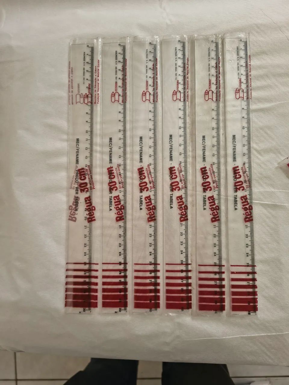 6 réguas 30 cm - Foto 2
