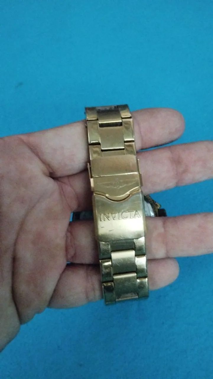 Vendo Relógio Invicta Ãngel Original Dourado  - Foto 2
