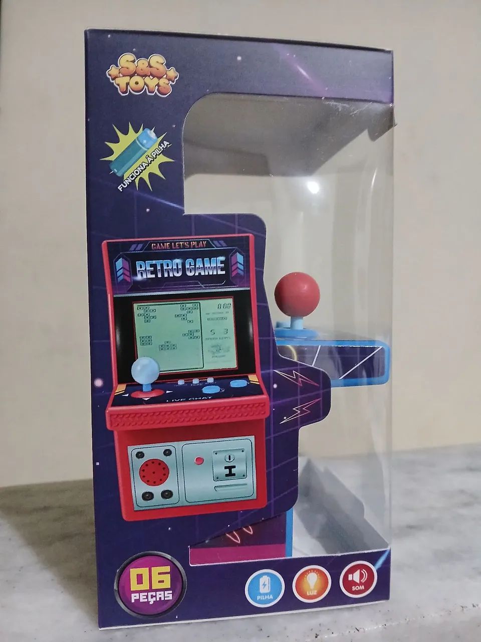 Mini Fliperama Retrô Tetris