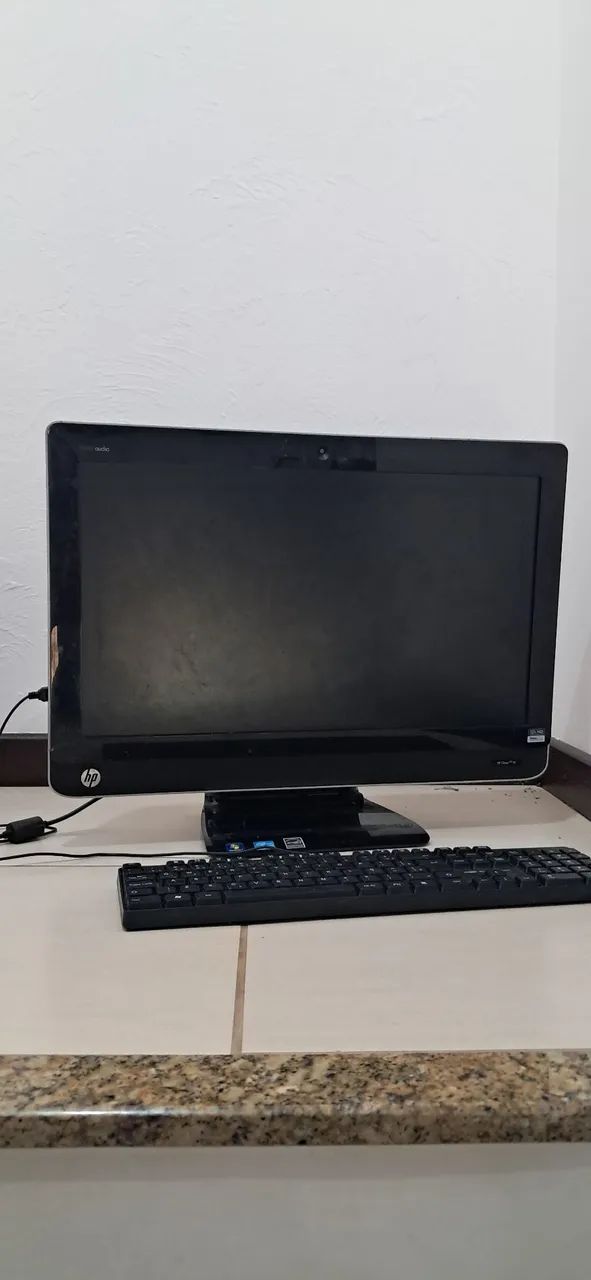 Computador HP Omni220 PC em bom estado -- Com teclado incluso - Foto 4
