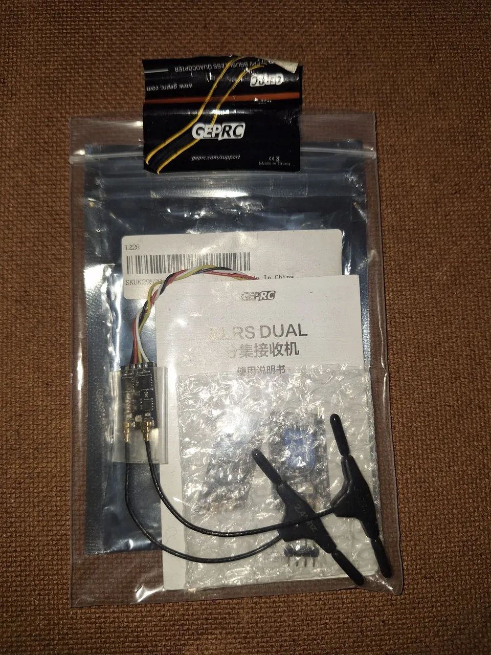 Receptor GEPRC ELRS Dual 2.4G Diversity - Foto 2