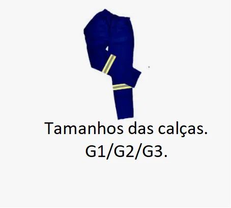 Calça uniforme profissionais.