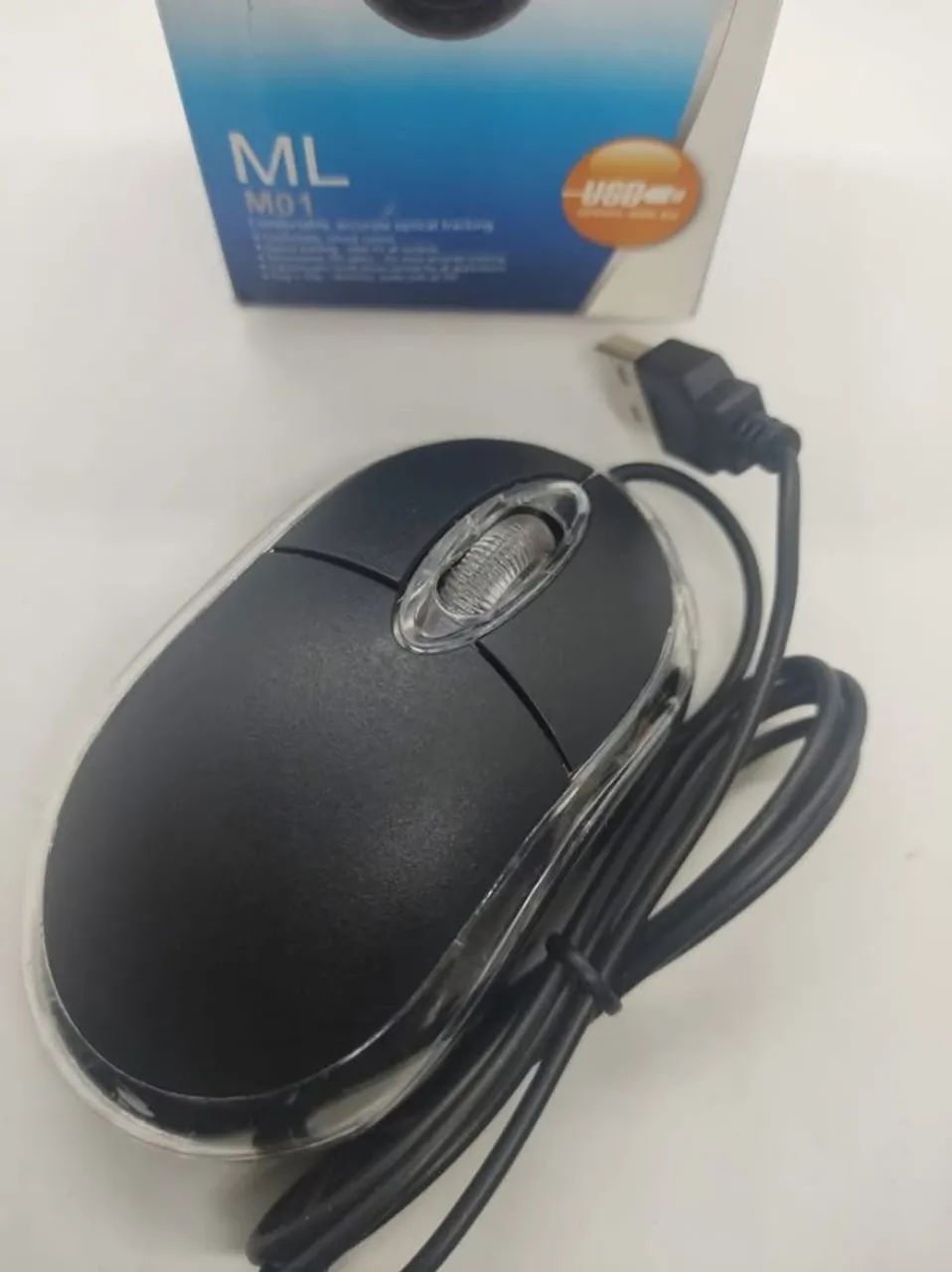 Mouse USB Óptico Convencional com Design Ergonômico - Foto 4