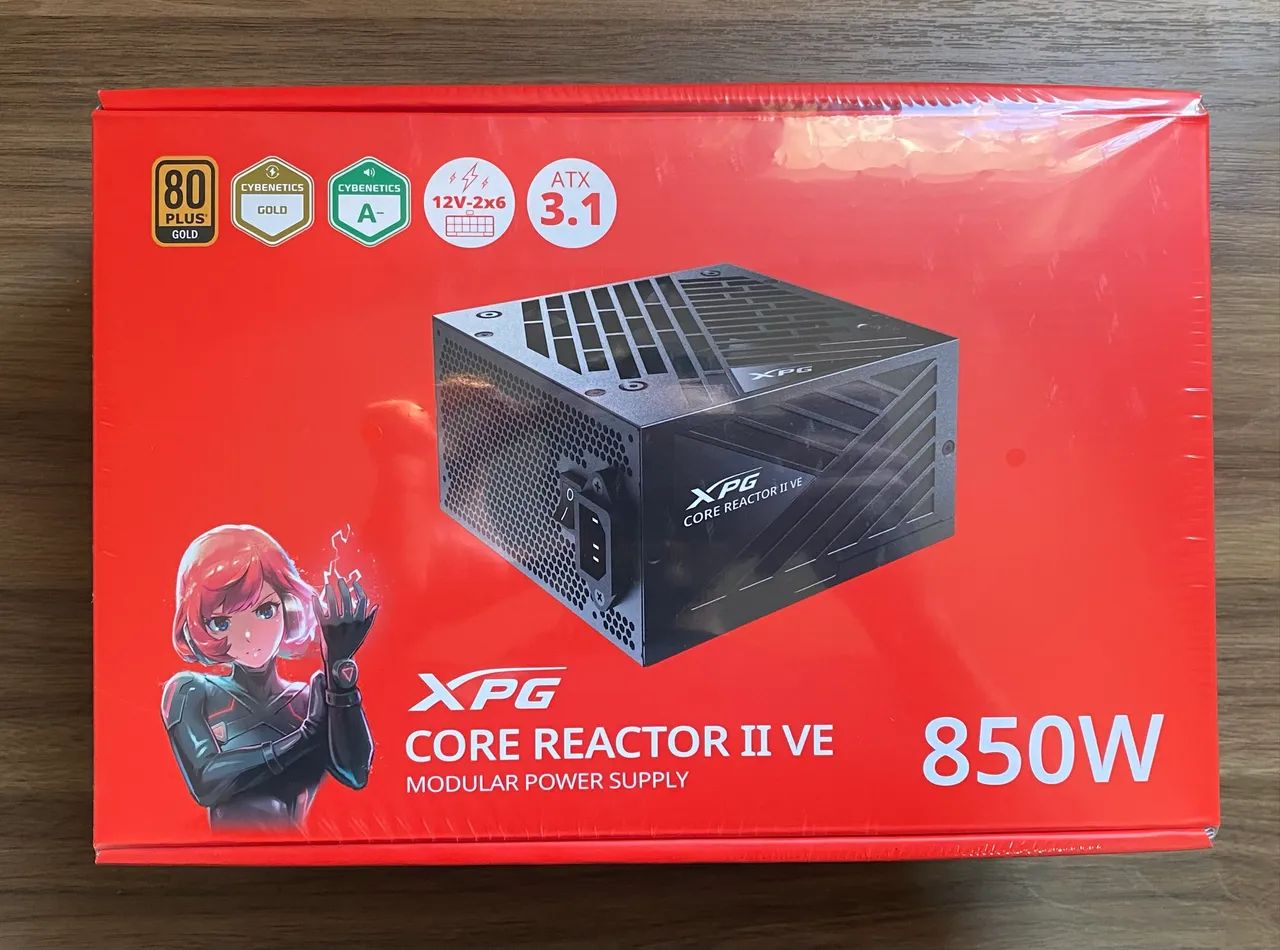 Fonte XPG Core Reactor ll VE 850w (Nova)