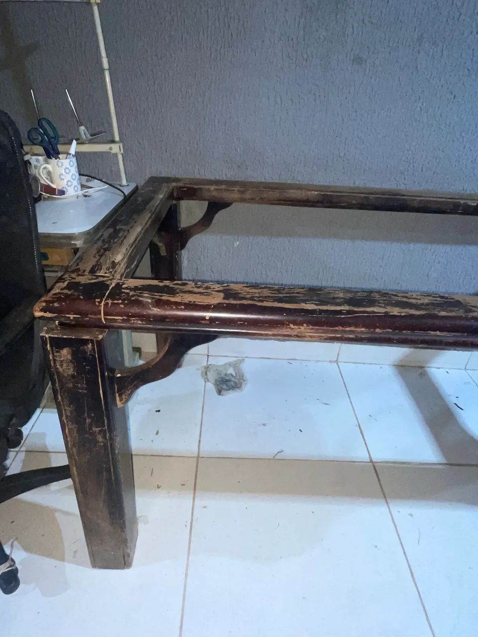 Mesa de madeira SEM VIDRO - Foto 2