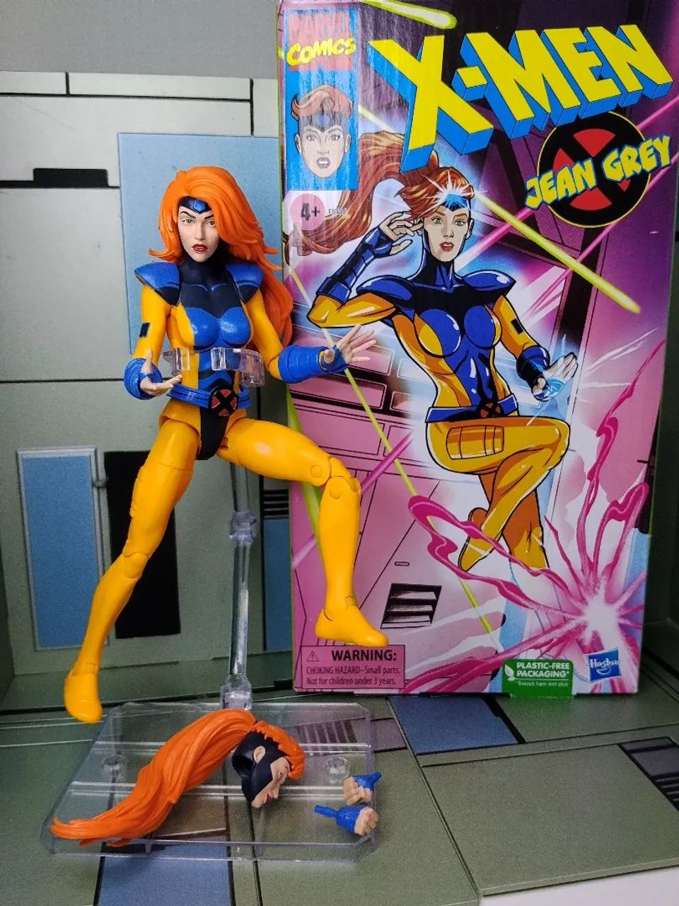 Boneco Marvel Legends Jean Grey X-Men Animated Series VHS Hasbro