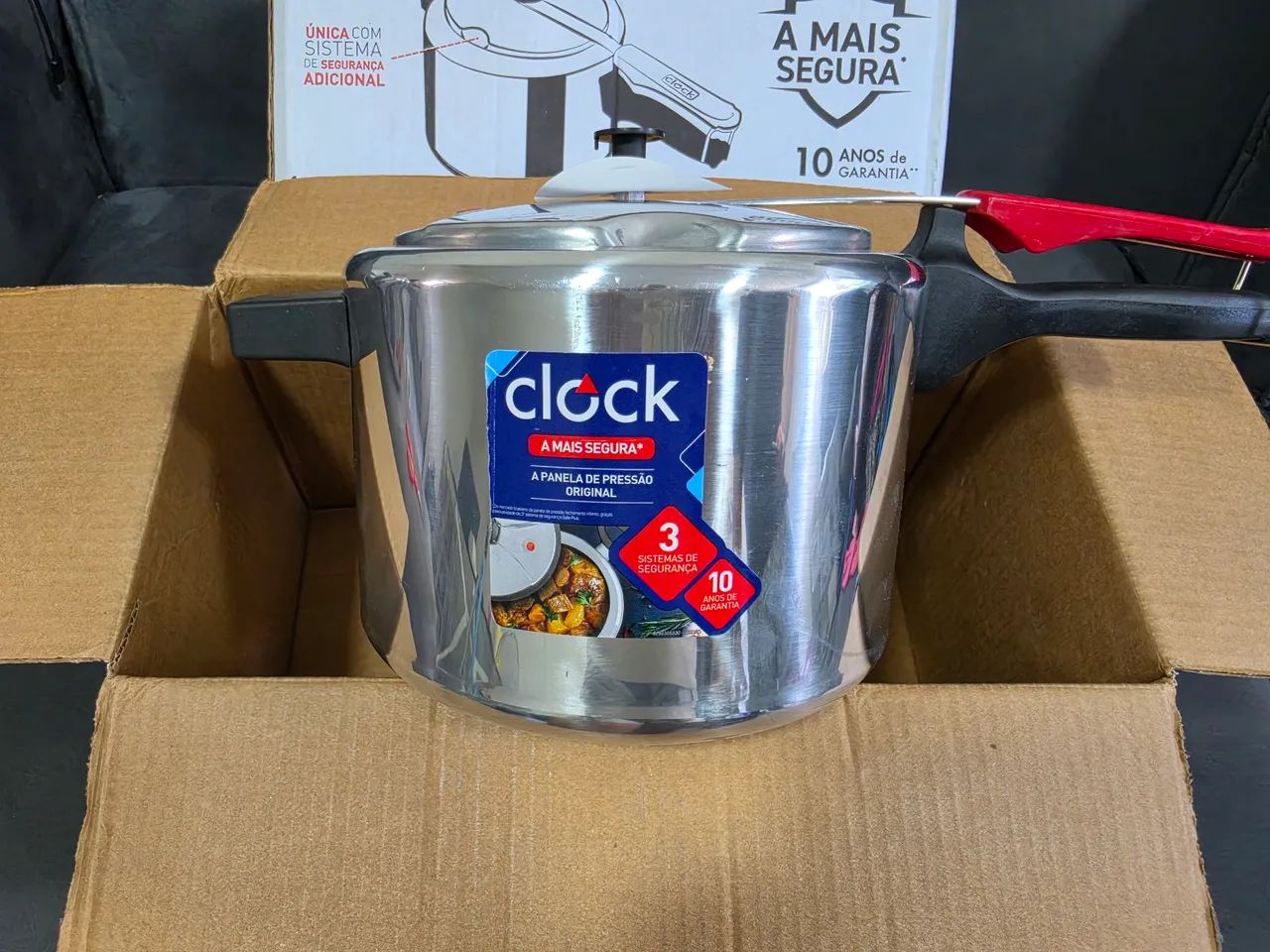 Panela de pressão 4,5L Clock NOVA!