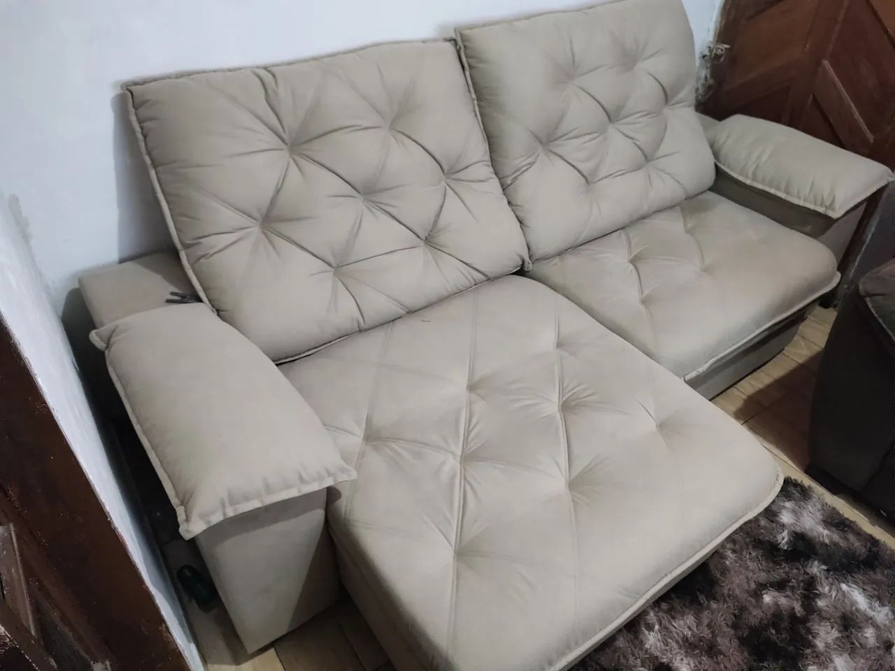 Sofá Retrátil 2,30cm 4 lugares64962680458241122