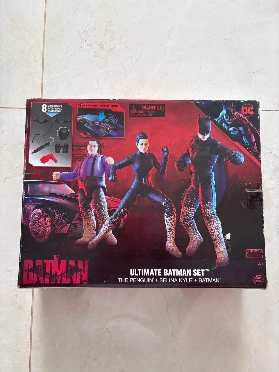 Set Ultimate Batmóvel Pinguin Mulher Gato e Batman 2924