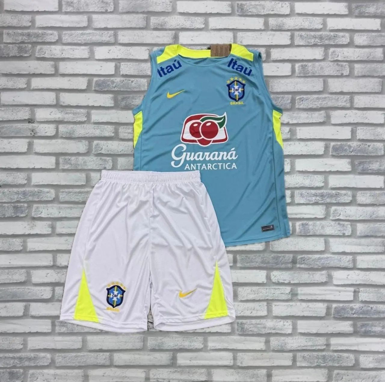 Kit nk dri fit premium e de time conjunto camisa + bermuda academia - Foto 2