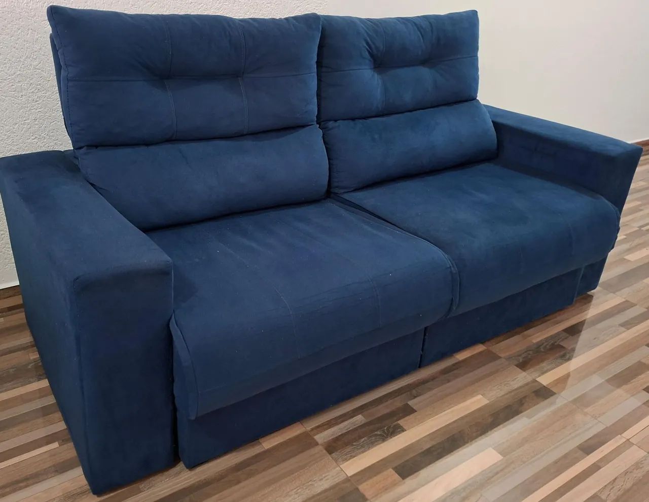 Sofá Retrátil E Reclinável, 1.90 Metros - ENTREGA GRÁTIS - Foto 4