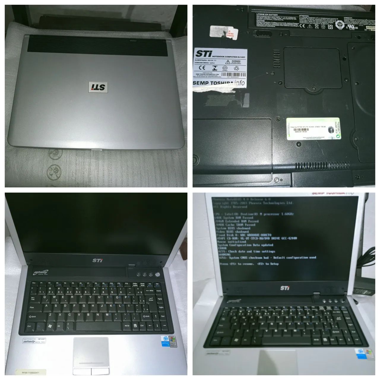 Lote de 08 notebooks + 1 mini PC CUBI MSI - Foto 3