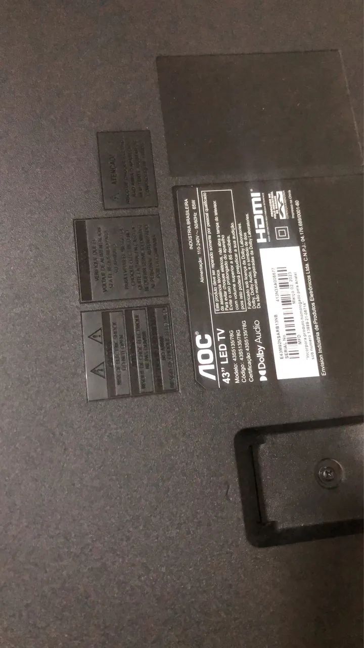 Vendo Tv 43 polegadas para retirada de peças  - Foto 2