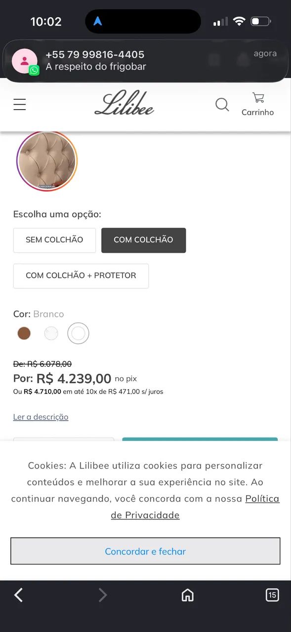 Berço 2x1 