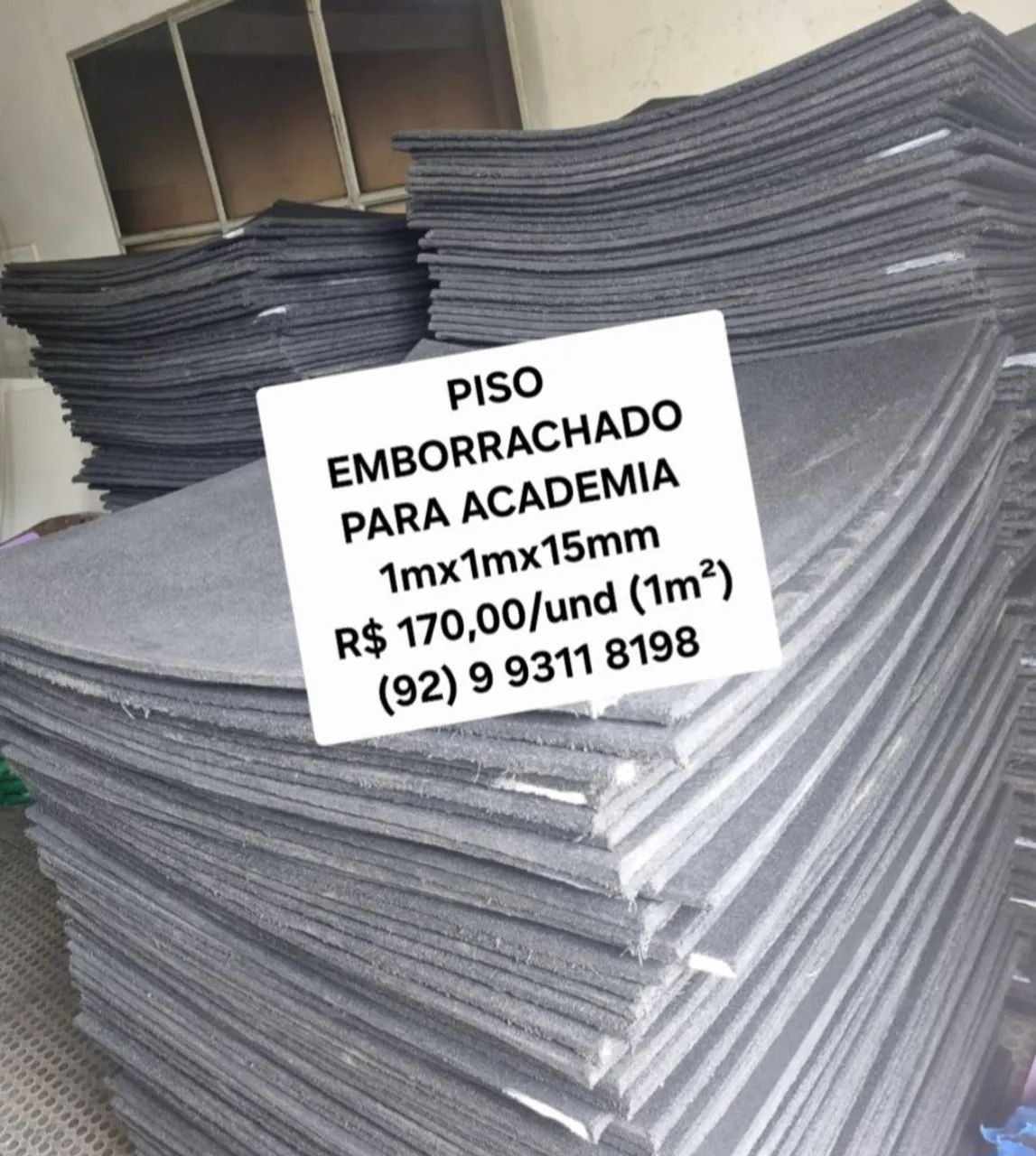 Piso emborrachado para academia,  play grounds e outros - Foto 2
