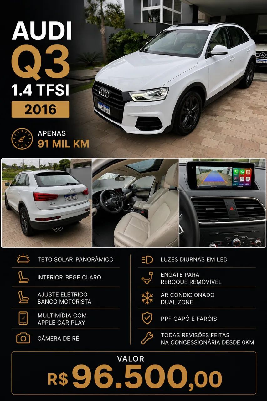 Audi Q3 1.4 TFSI/TFSI Flex S-tronic 5P 2016