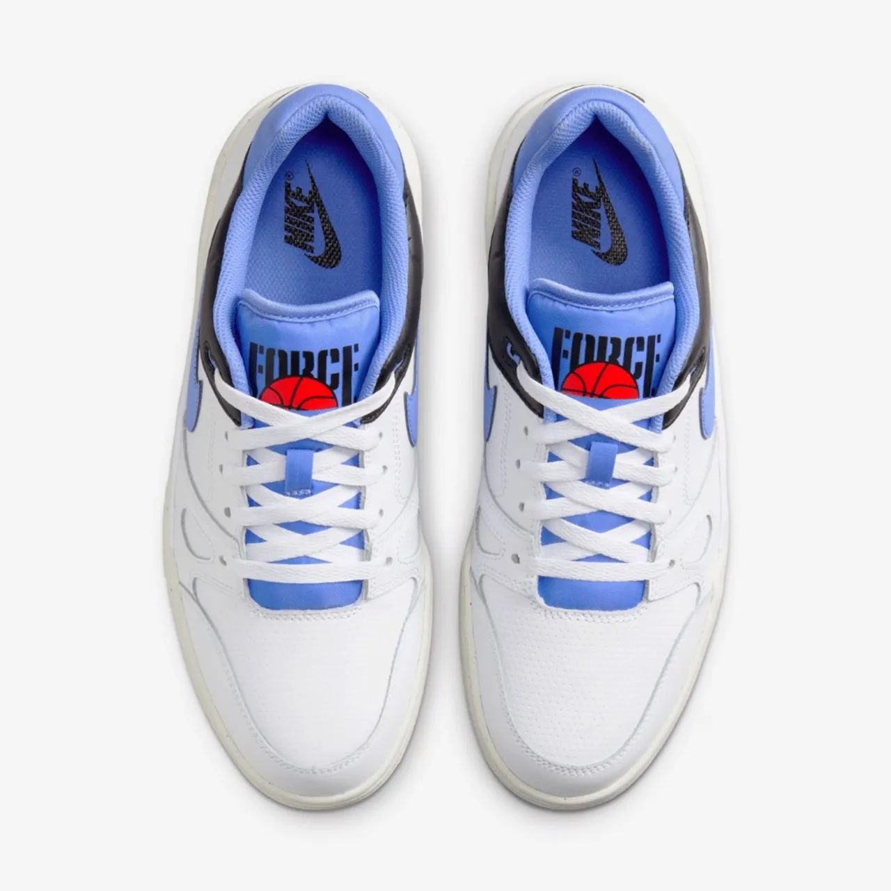 Nike Full Force Low White Blue - Foto 3