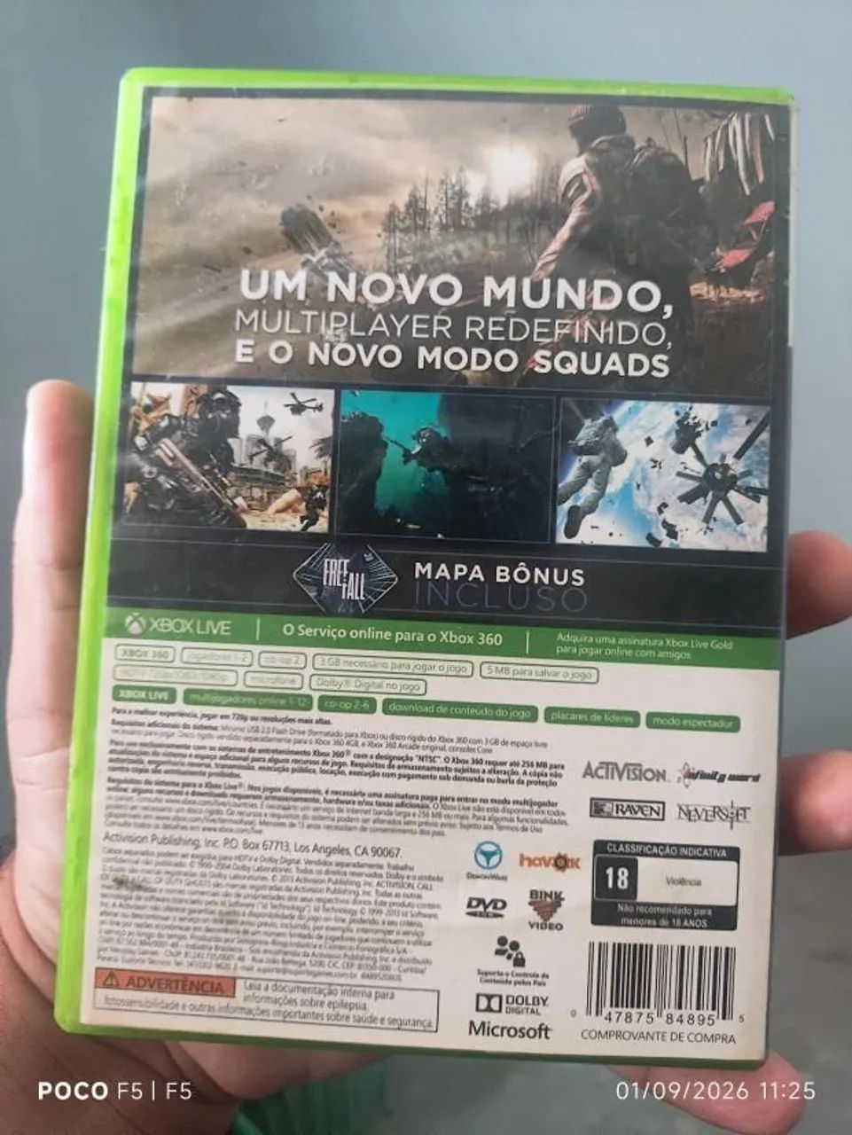 Jogo call of duty ghost CD - Foto 2