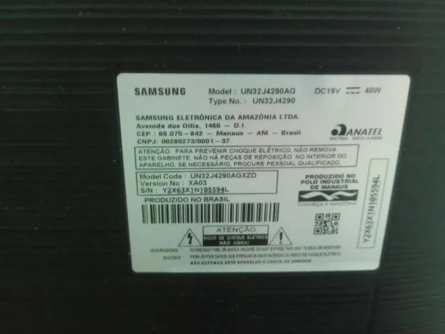 Smart TV Samsung 32" J4290 HD Wi-Fi - Completa e Funcionando Perfeitamente - Foto 2
