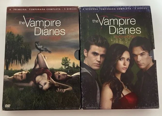Kit box vampire diaries temporada 1 e 2