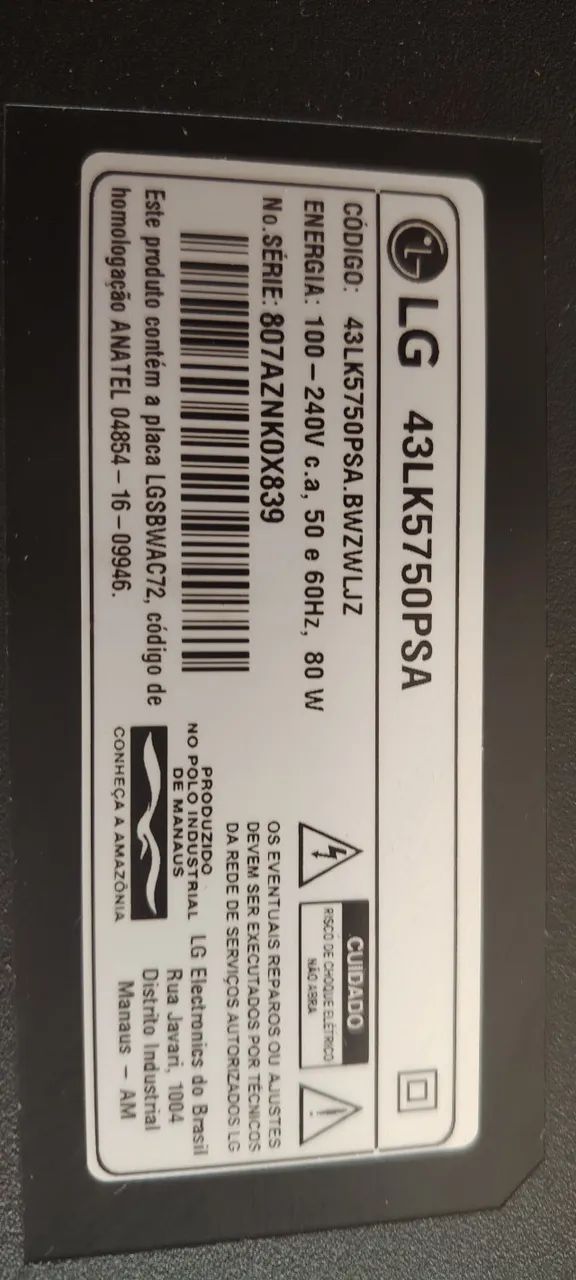 Smart TV LG 43" 43LK5750PSA - Foto 3