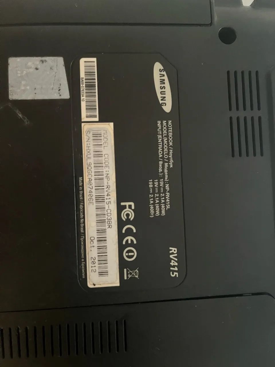 Notebook  Samsung Rv415 - Foto 4