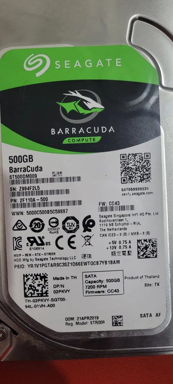 HD SATA 500GB e 1TB TESTADO Desktop - Foto 5