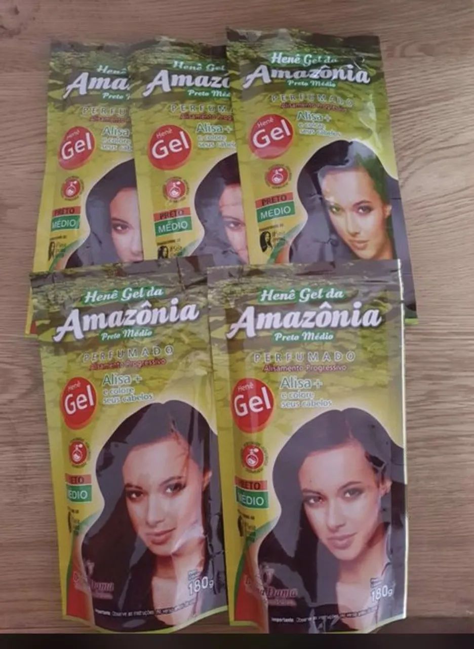 Kit 5 Henê Amazônia Médio Divina Dama
