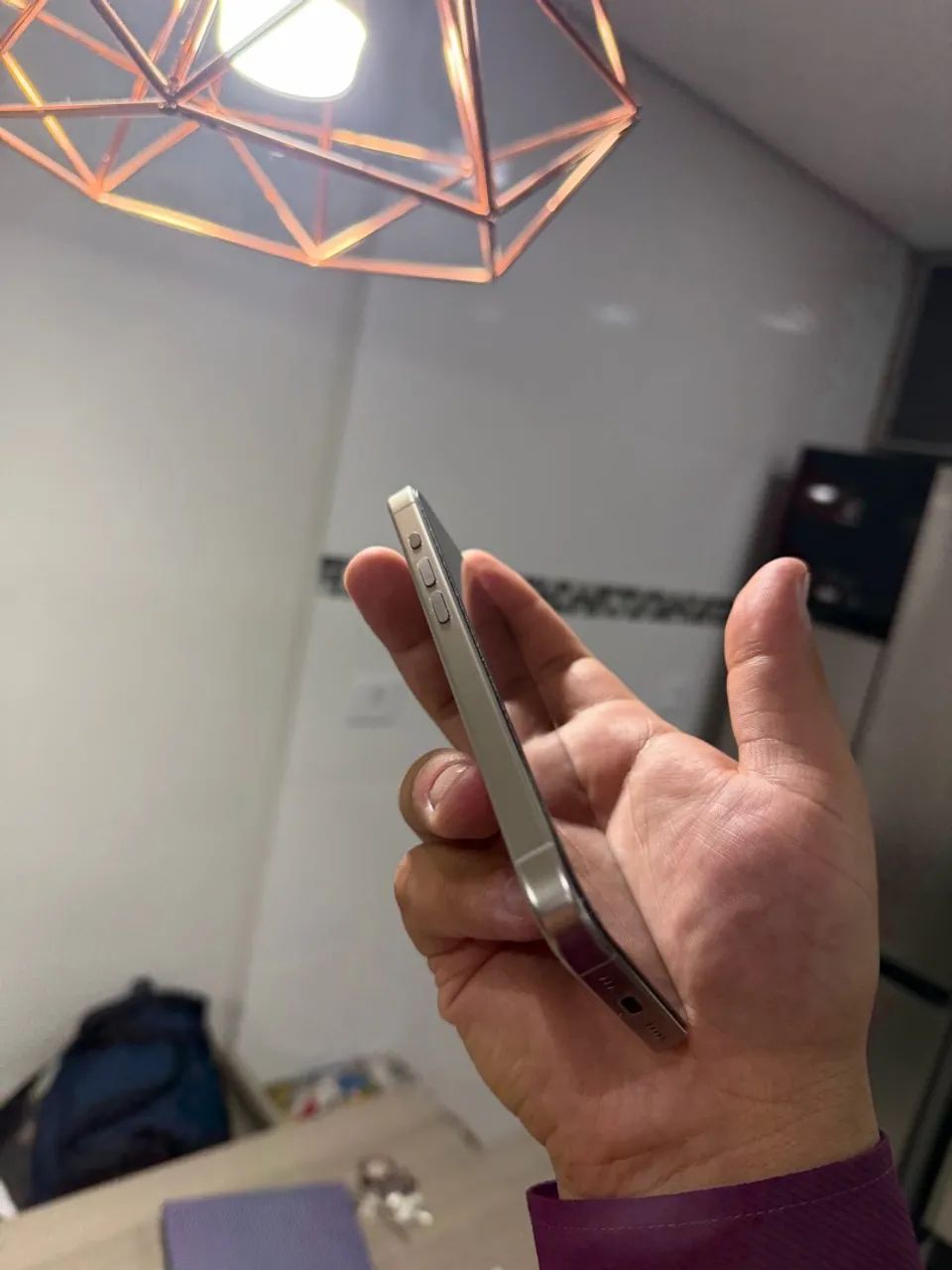 iPhone 15 pro Branco 128gb - Foto 5