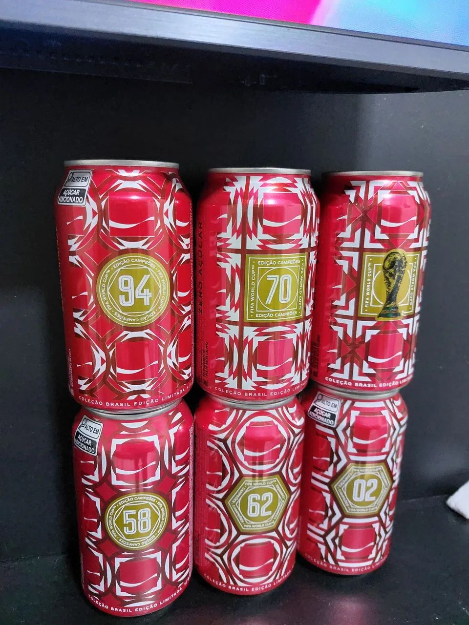 Latas Coca-Cola copa 26 !! ABERTAS... - Foto 3