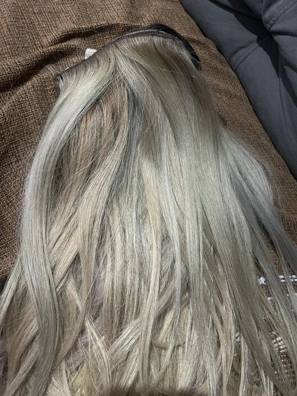 Mega hair humano brasileiro 45cm  - Foto 3