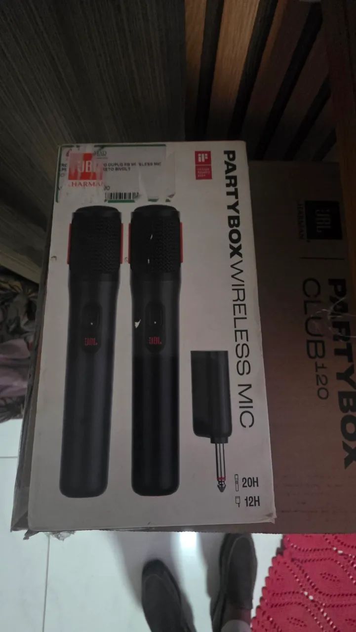 JBL PartyBoxClub 120, Nova com, Microfone e Nota Fiscal e Garantia... - Foto 3