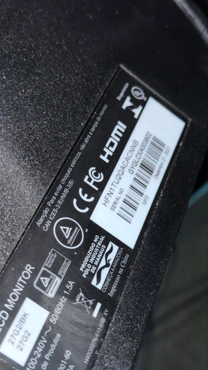Monitor 27 polegadas 144hz AOC  - Foto 5