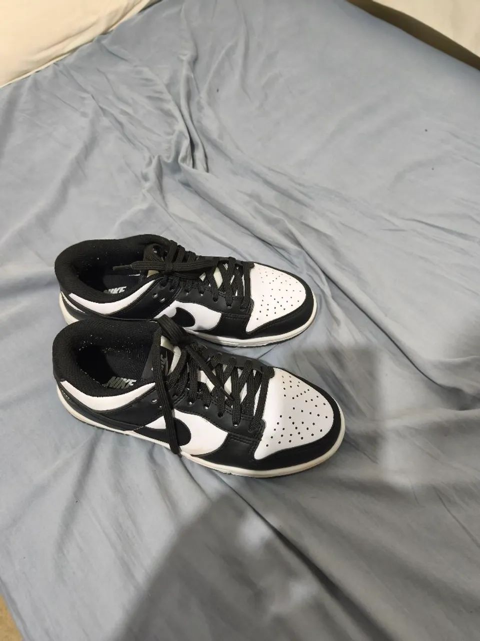 Nike Dunk Low Preto e Branco Original - Usado 2x - Impecável - Foto 3