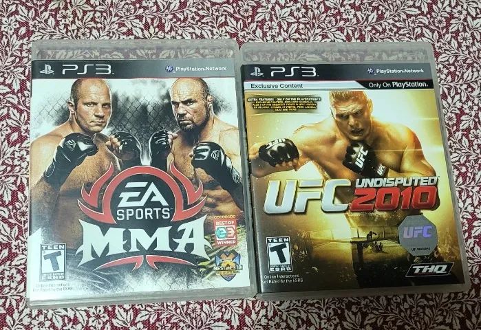 Combo jogos PS3 MMA fight 
