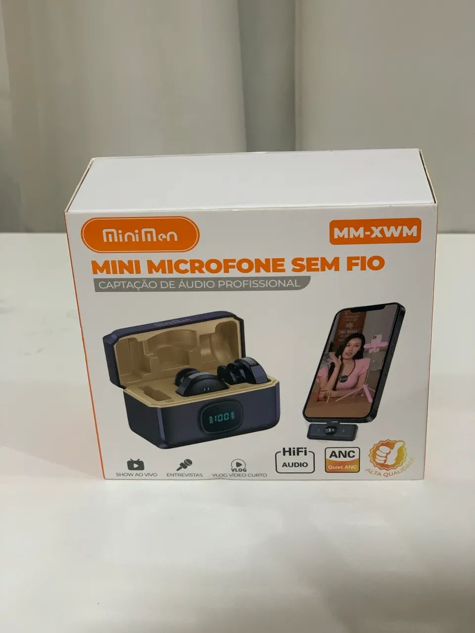 Microfone de lapela pra gravar vídeo  - Foto 4