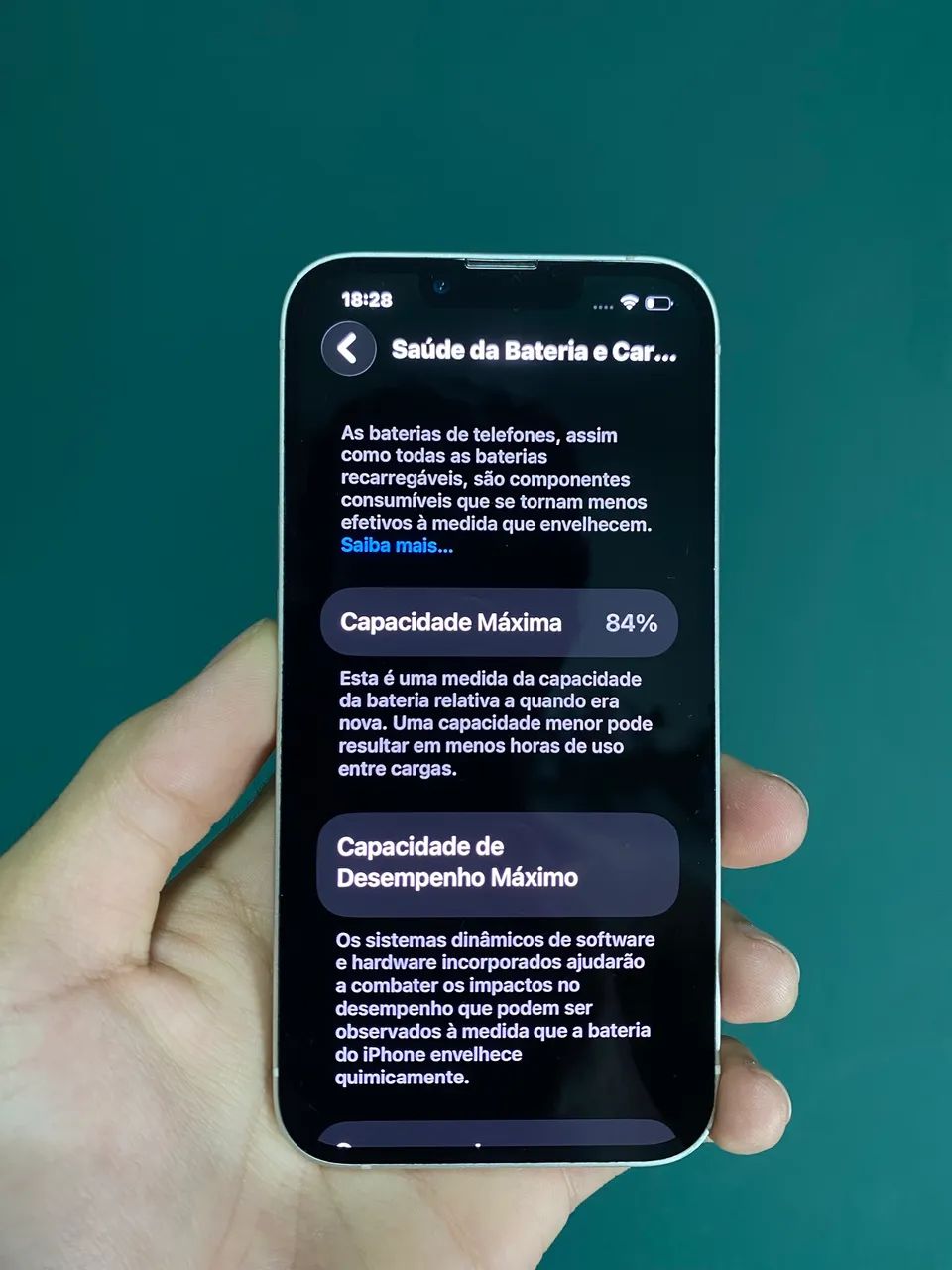 iPhone 13 128gb 84% Nada trocado, original  - Foto 3