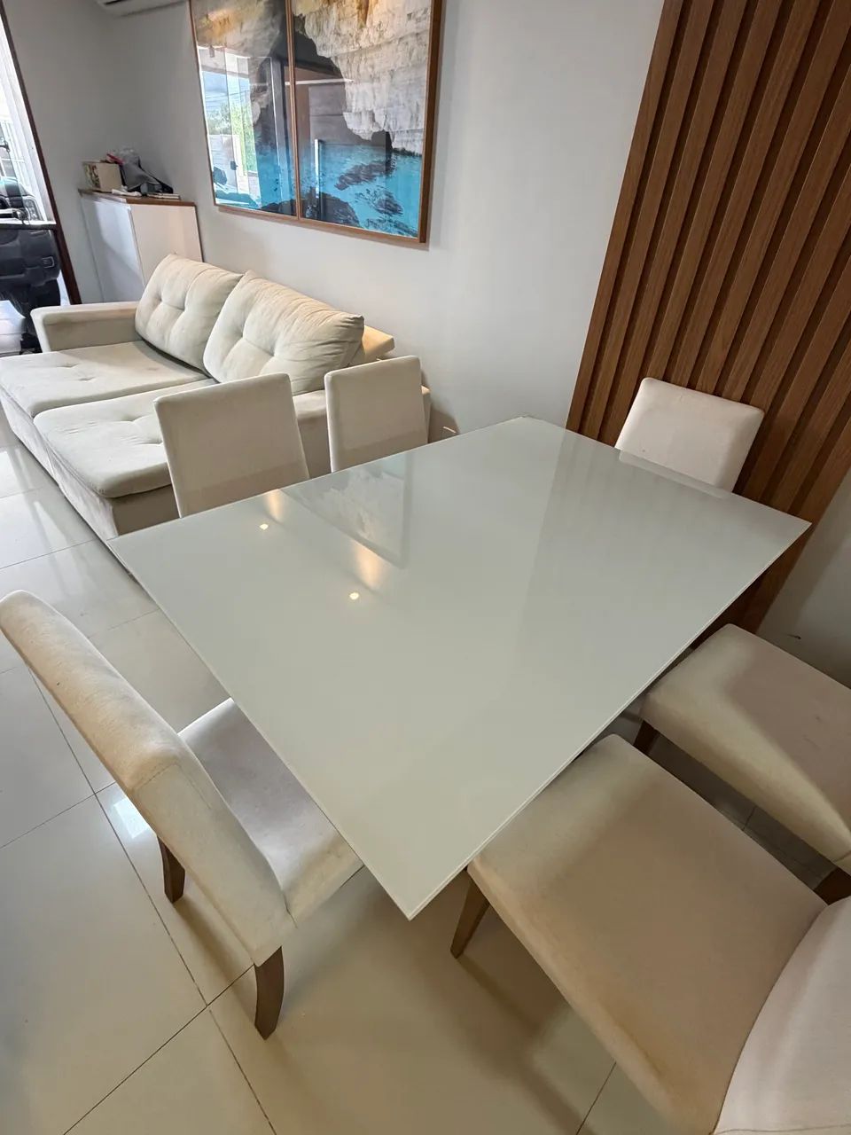 Conjunto mesa e 6 cadeiras - Foto 4