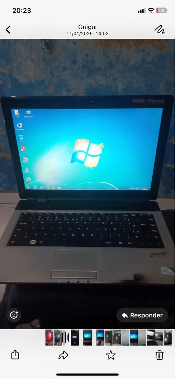 Notebook funcionando de DR2 160 de HD - Foto 4
