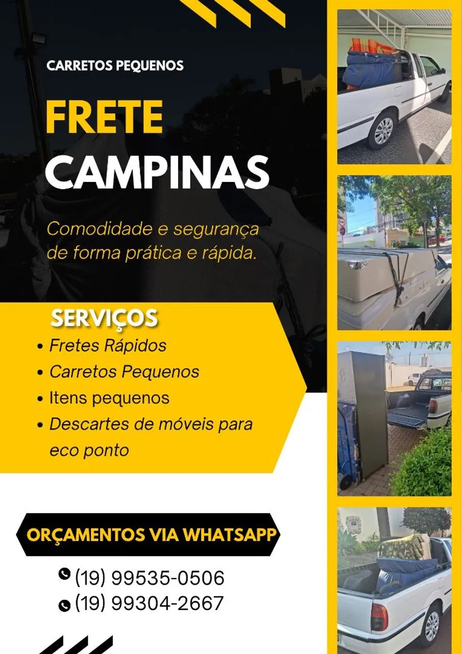 Carreto Pequeno na região de Campinas 