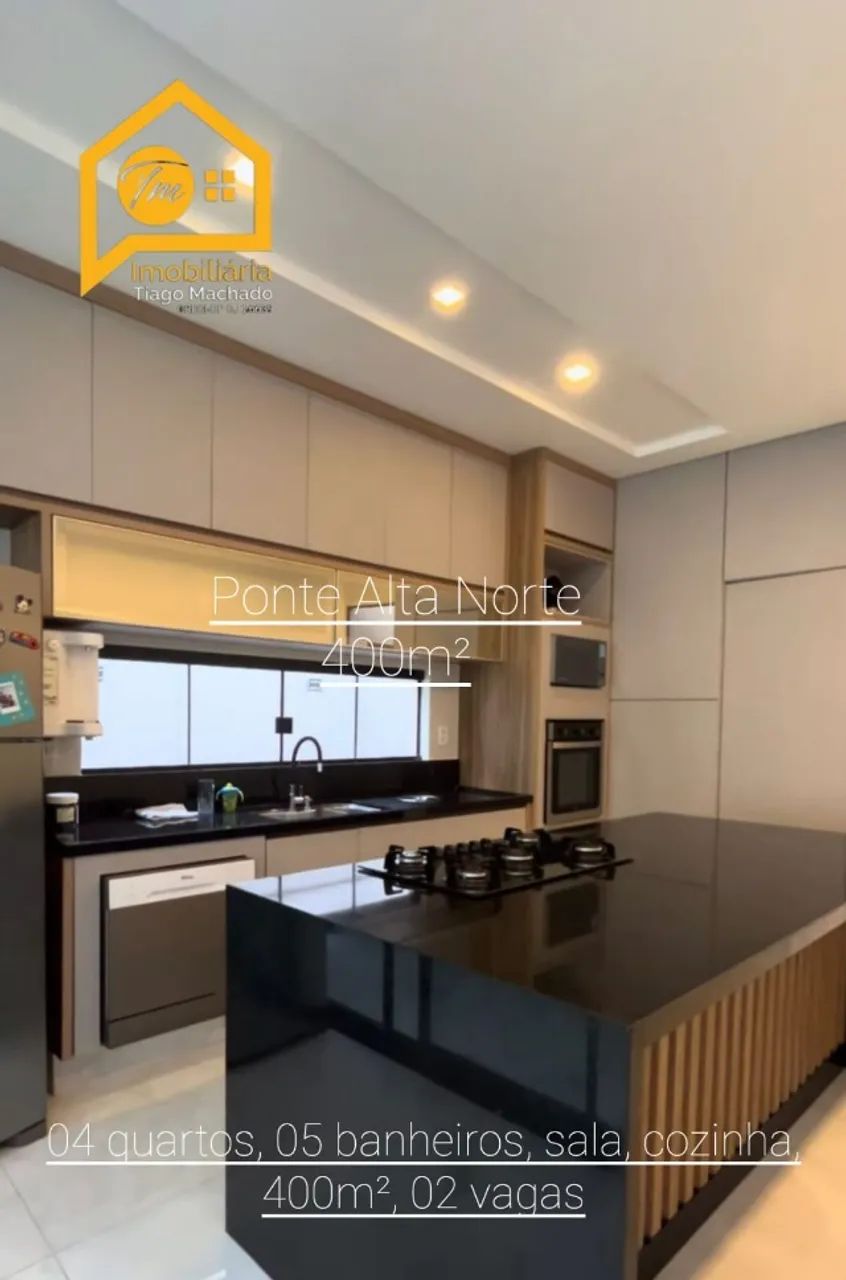 Excelente casa com 04 quartos na Rua JK - Ponte Alta Norte 