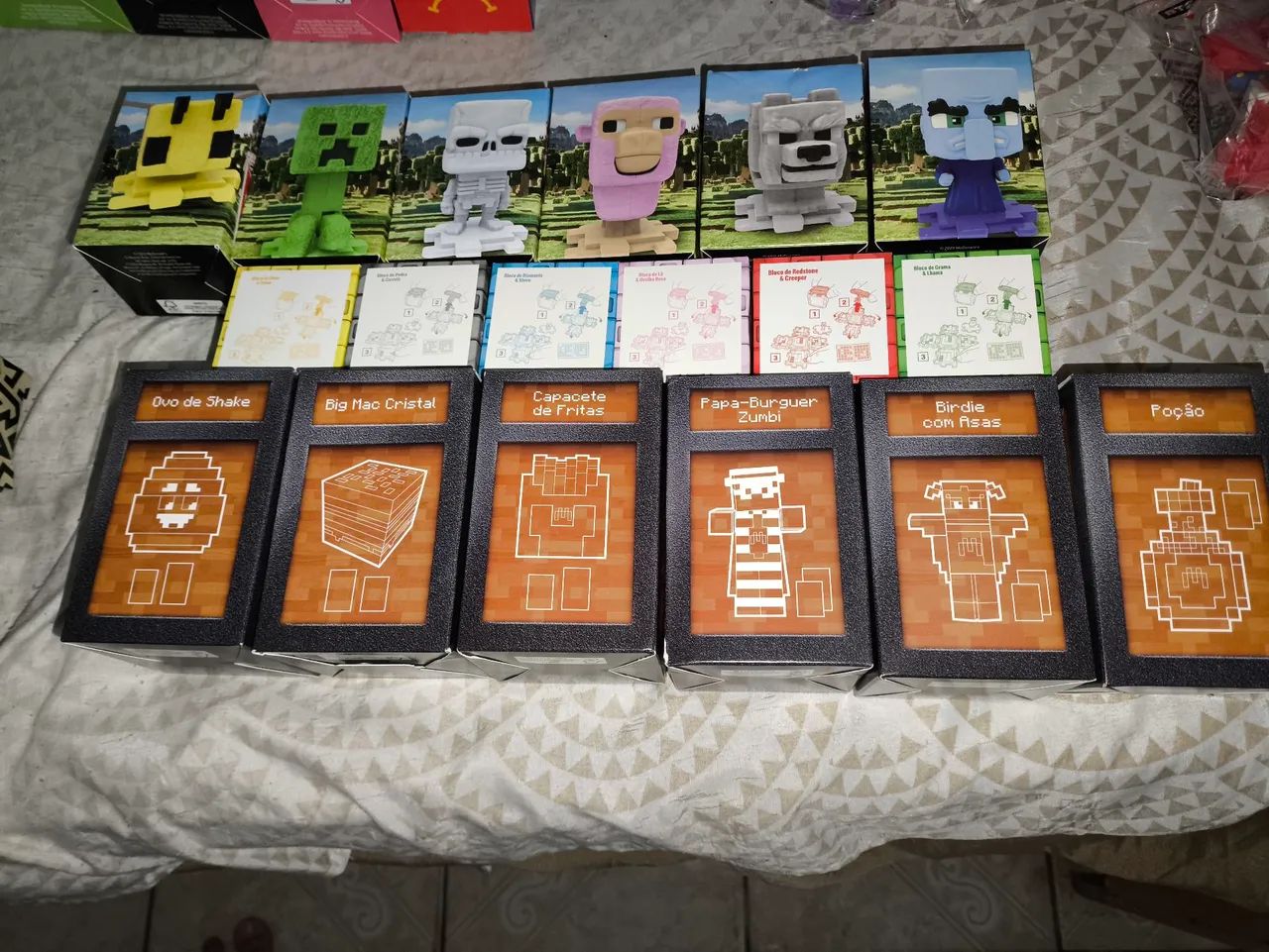 Coleção Minecraft Mc Lanche Feliz - Foto 2