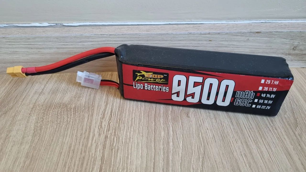 Bateria Lipo 4s 9500 mAh - Foto 2