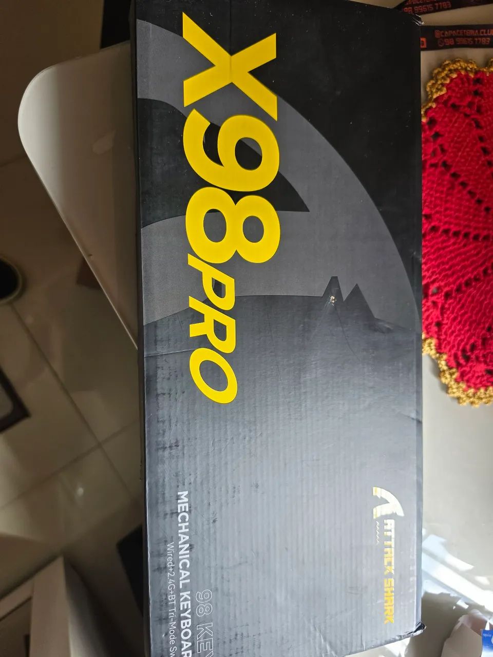 Teclado attack shark x98 pro - Foto 4