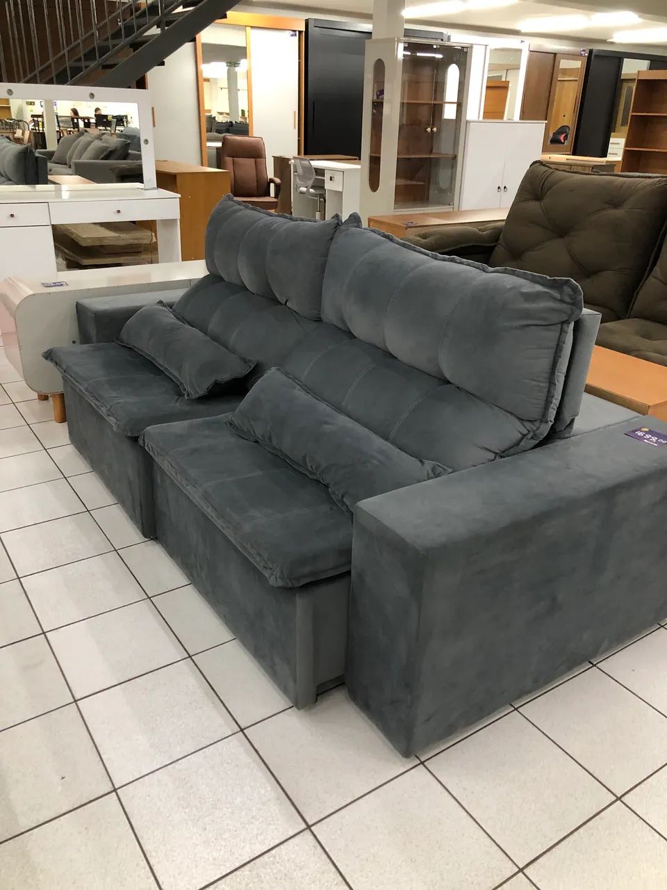 Sofá retratil e reclinavel NOVO 1699 - Foto 4
