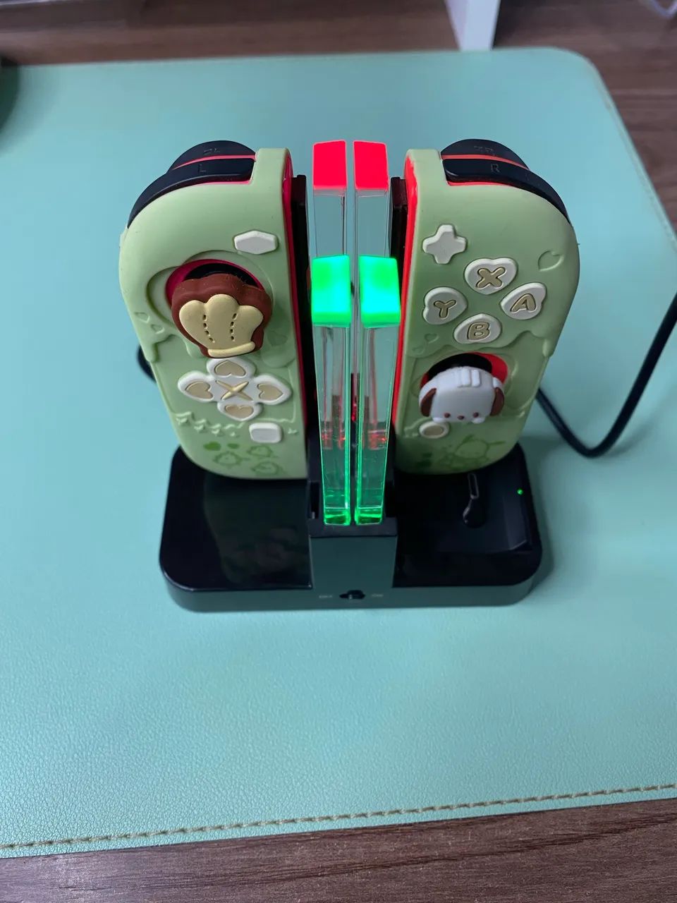 Dock de carregamento controles de Nintendo Switch/Dual Sense - Foto 4