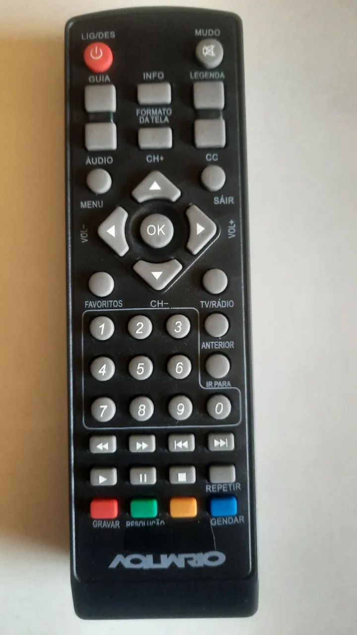 Controle conversor AQUÁRIO. 
